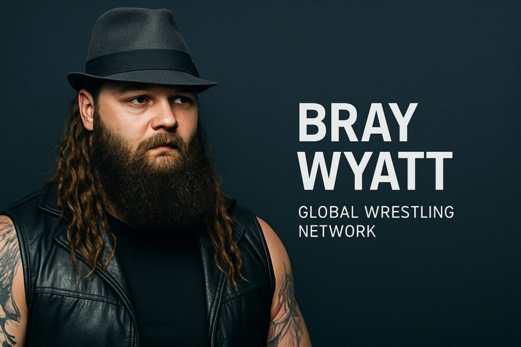 Bearded man in fedora and leather vest