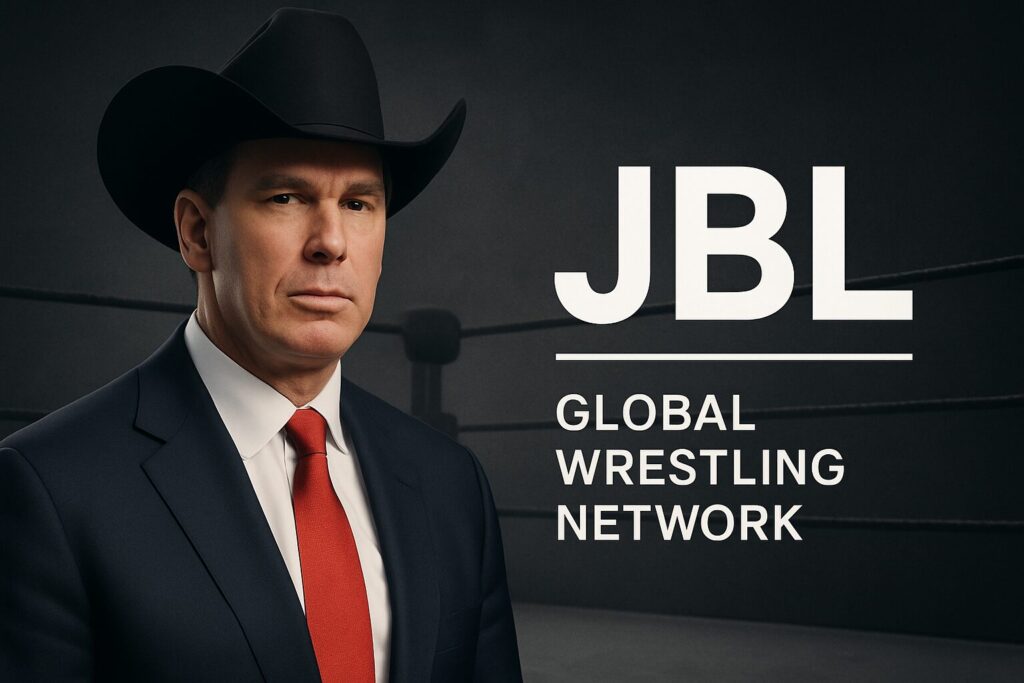 Man in cowboy hat with red tie