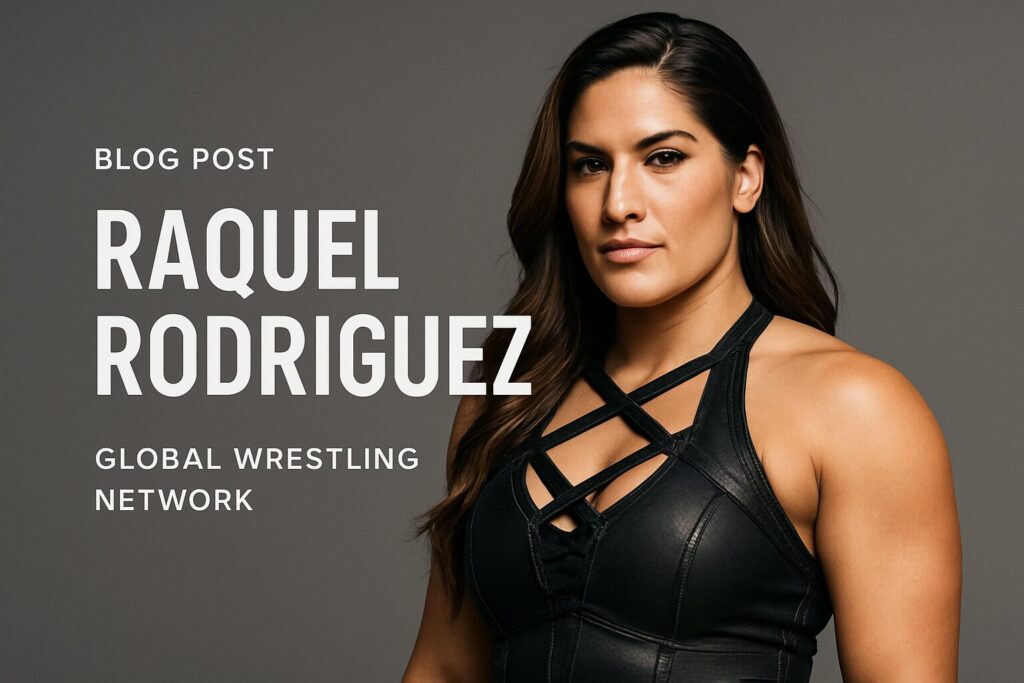 Athletic woman wearing black crisscross leather top