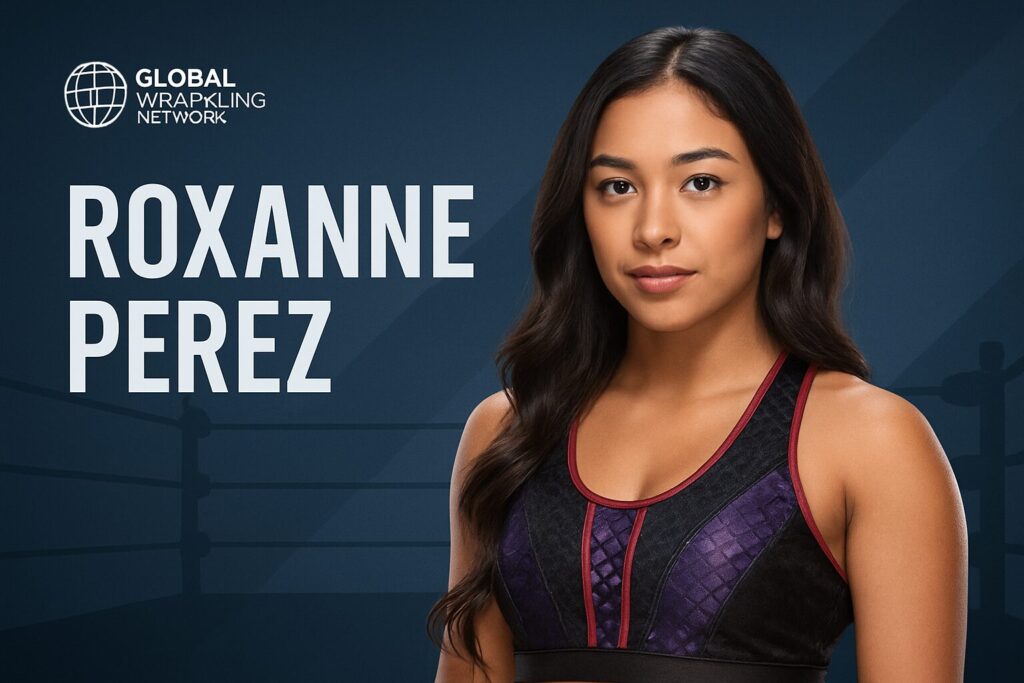 Female athlete in purple sports top
